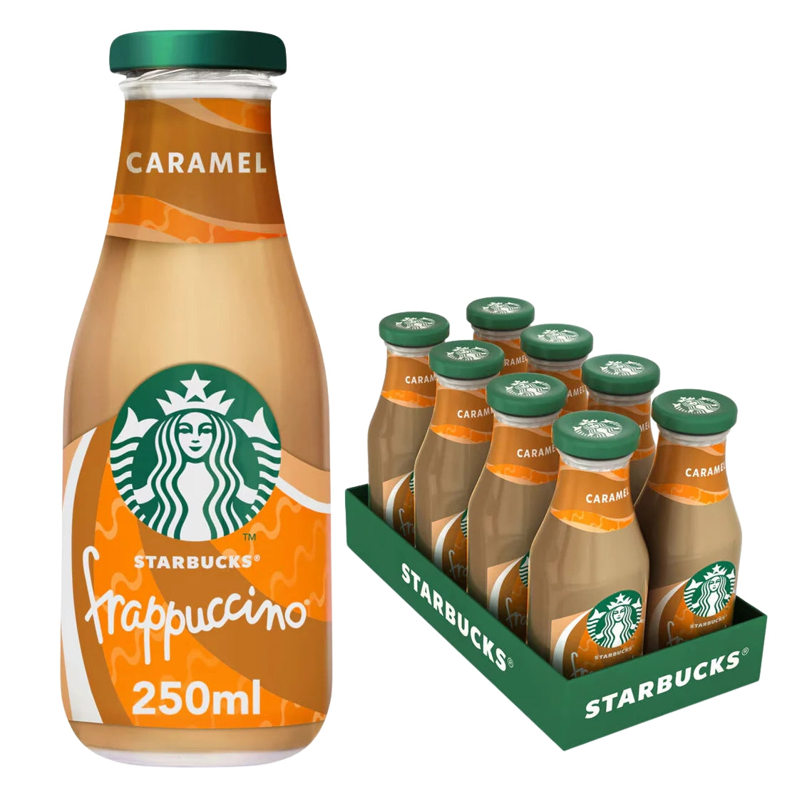 Starbucks Frappuccino Caramel Glass 8 x 250ml