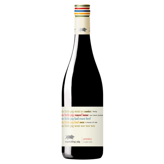 Squealing Pig Puglia Primitivo Red Wine 75cl