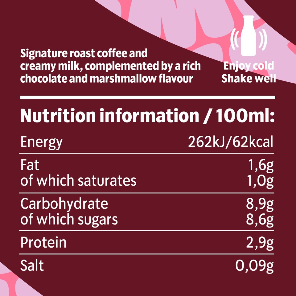 Starbucks Frapp Choc & Marshmallow Glass 8 X 250ml