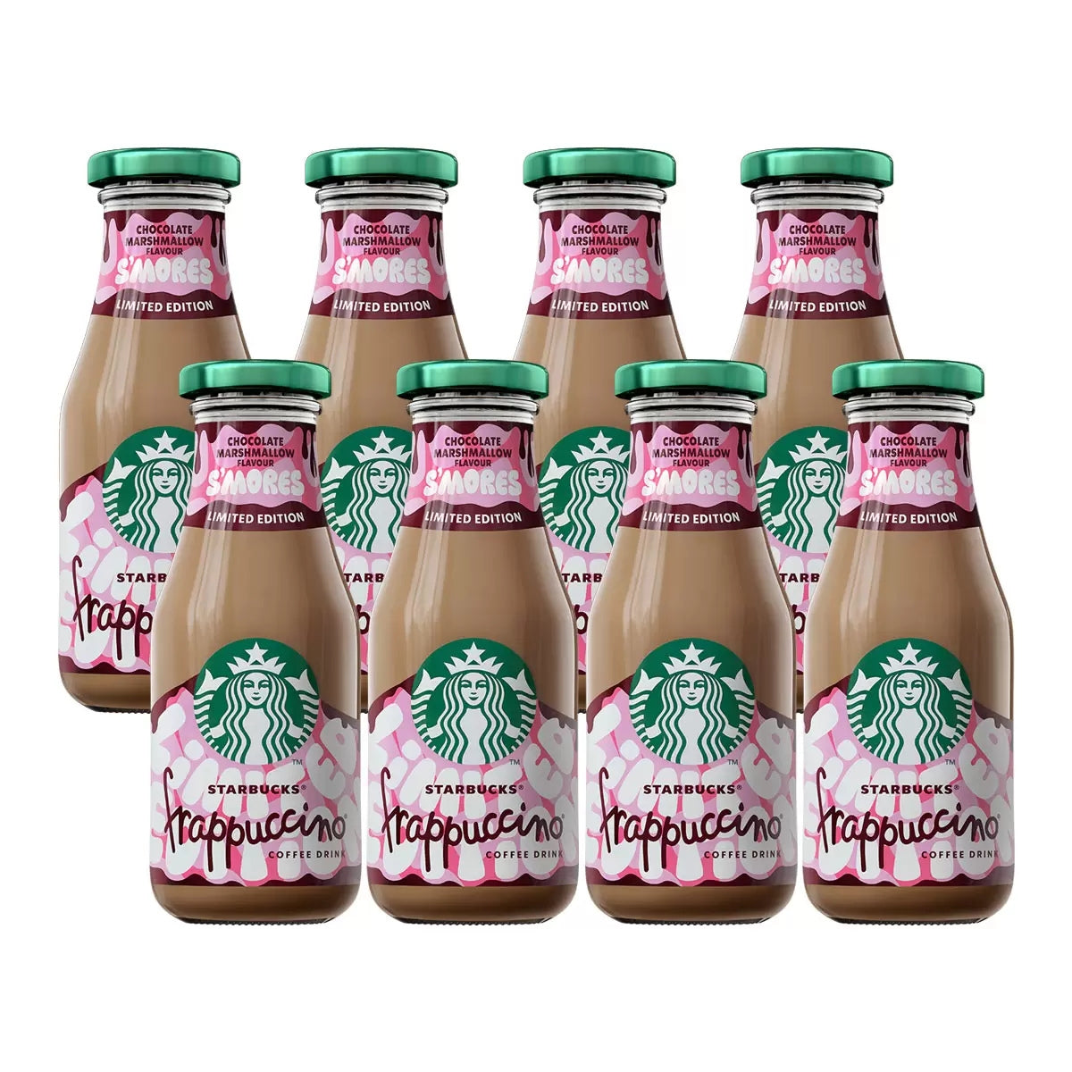 Starbucks Frapp Choc & Marshmallow Glass 8 X 250ml