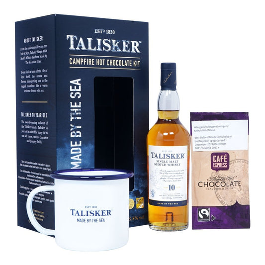Talisker 10 Year Whisky Campfire Hot Chocolate 20cl Gift Set