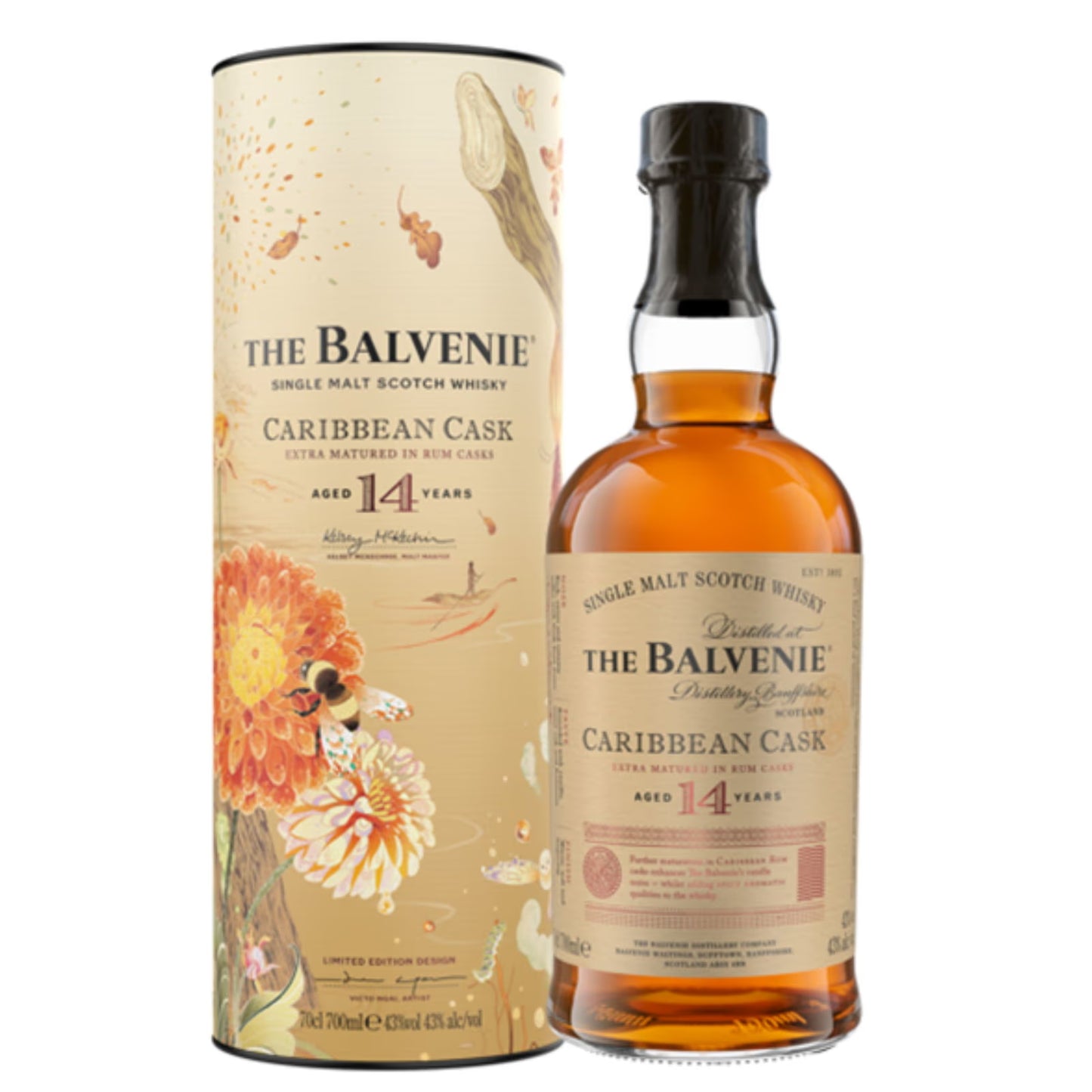 The Balvenie 14 Year Caribbean Cask Whisky 70cl