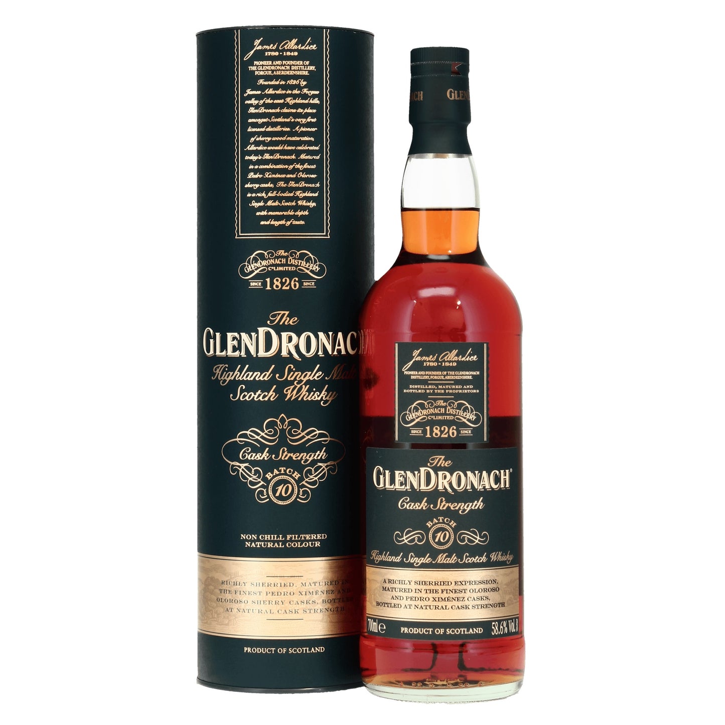 The GlenDronach Cask Strength Whisky 70cl