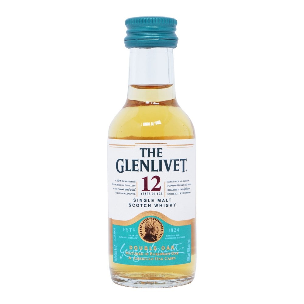 The Glenlivet 12 Year Whisky 5cl Miniature