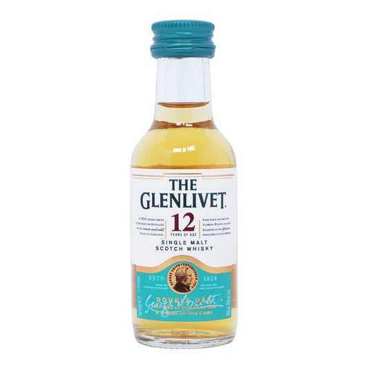 The Glenlivet 12 Year Whisky 5cl Miniature
