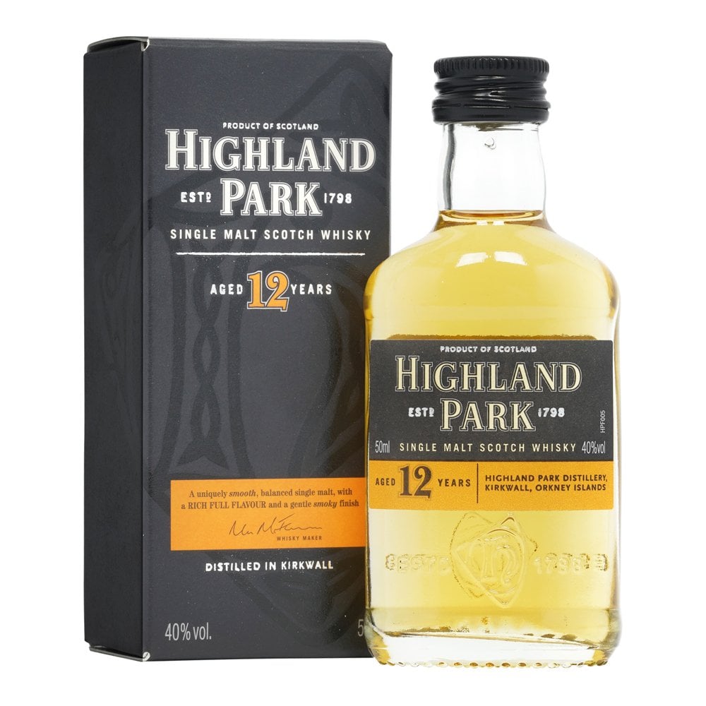 Highland Park 12 Year Whisky 5cl Miniature