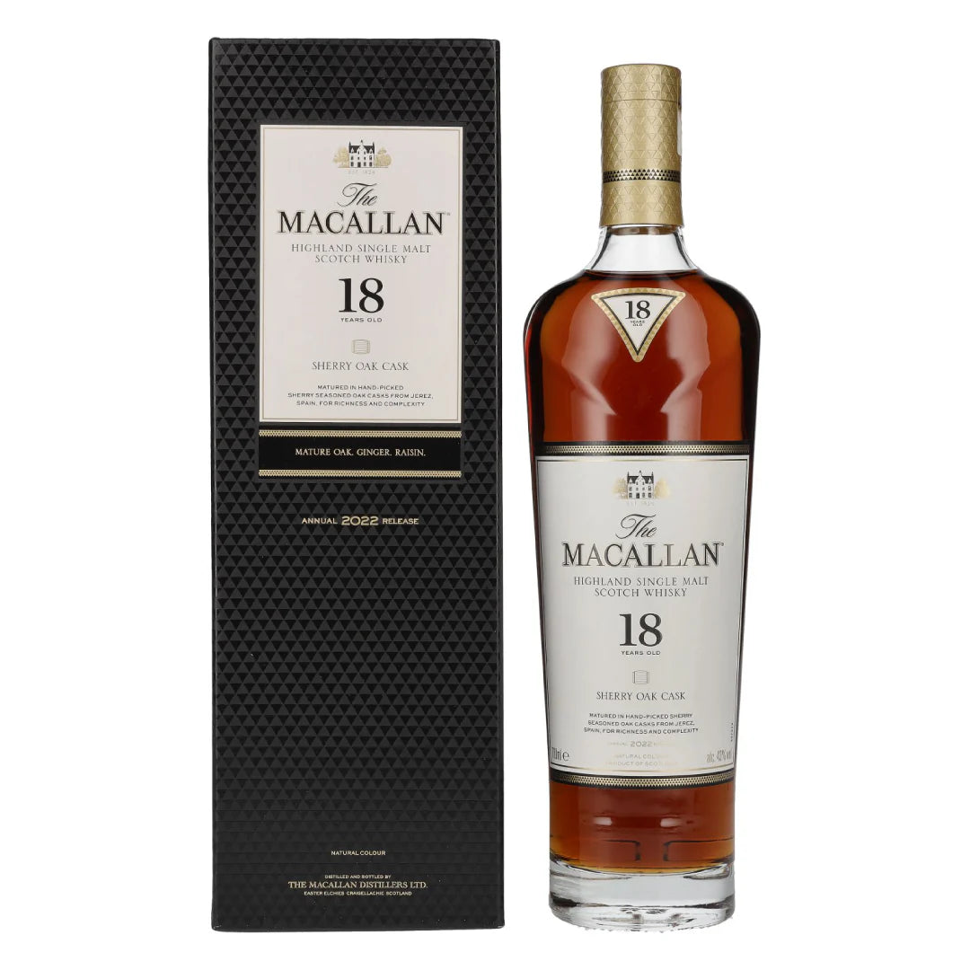 The Macallan 18 Year Sherry Oak Whisky 70cl