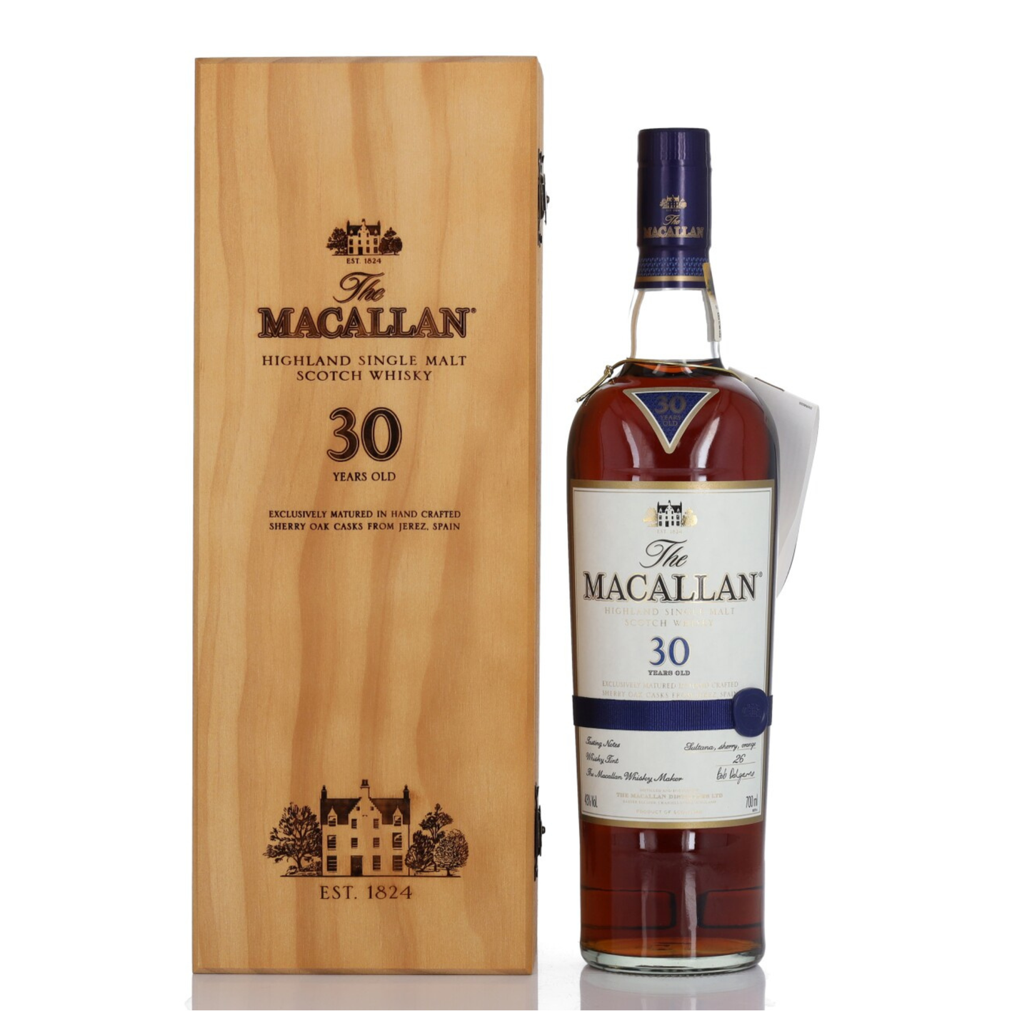 The Macallan 30 Year Sherry Oak Whisky 70cl