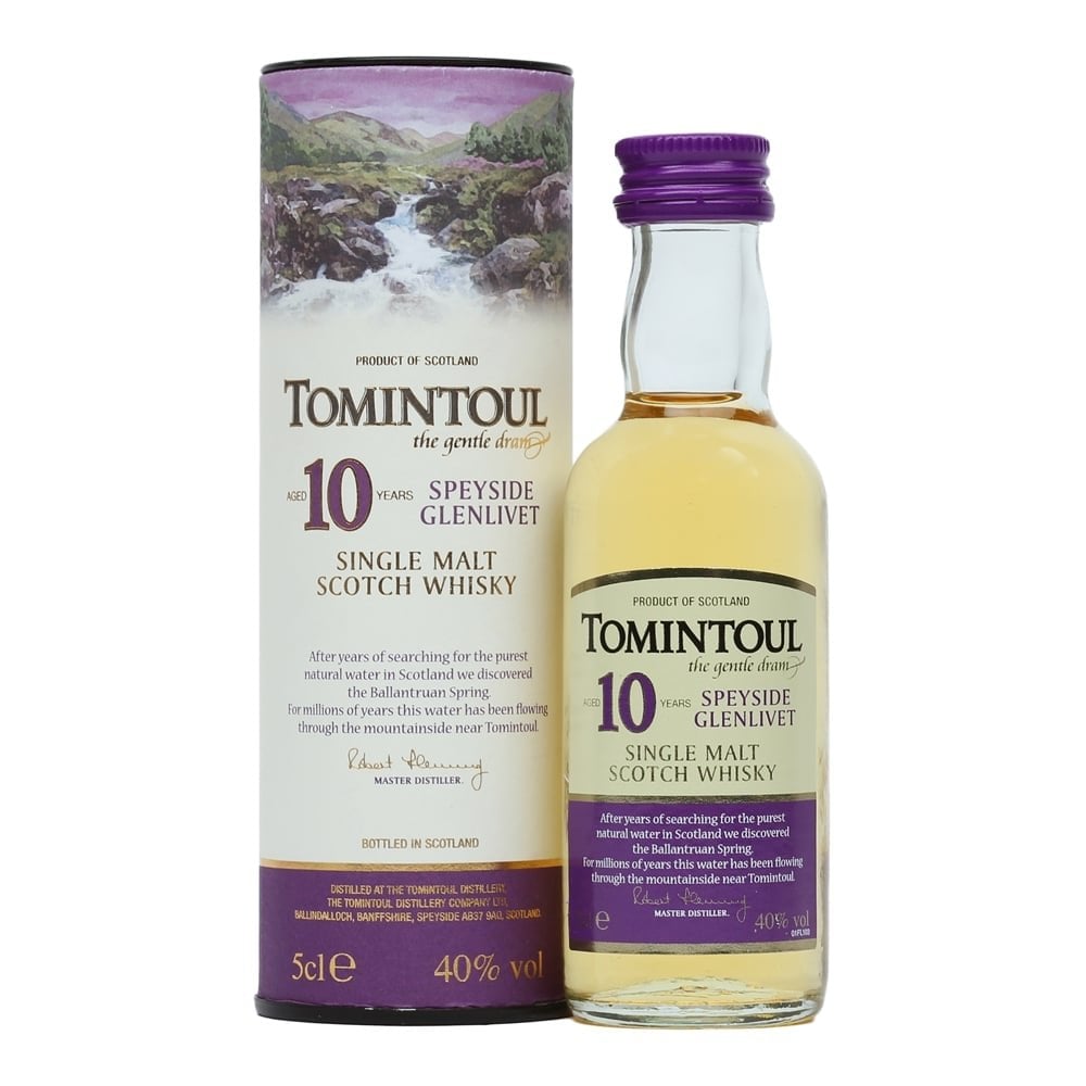 Tomintoul 10 Year Whisky 5cl Miniature