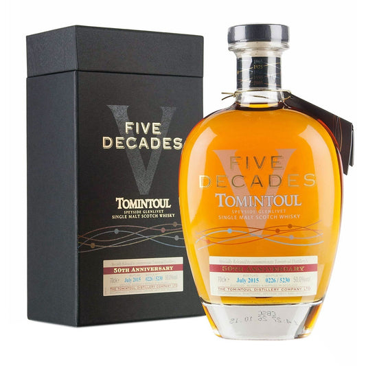 Tomintoul Five Decades Whisky 70cl