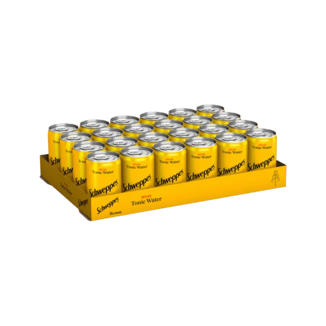 Schweppes Indian Tonic Water 24x 150ml Cans