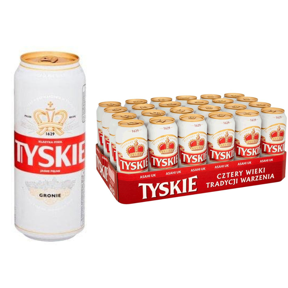 Tyskie Cans 24 x 500ml 5.0%