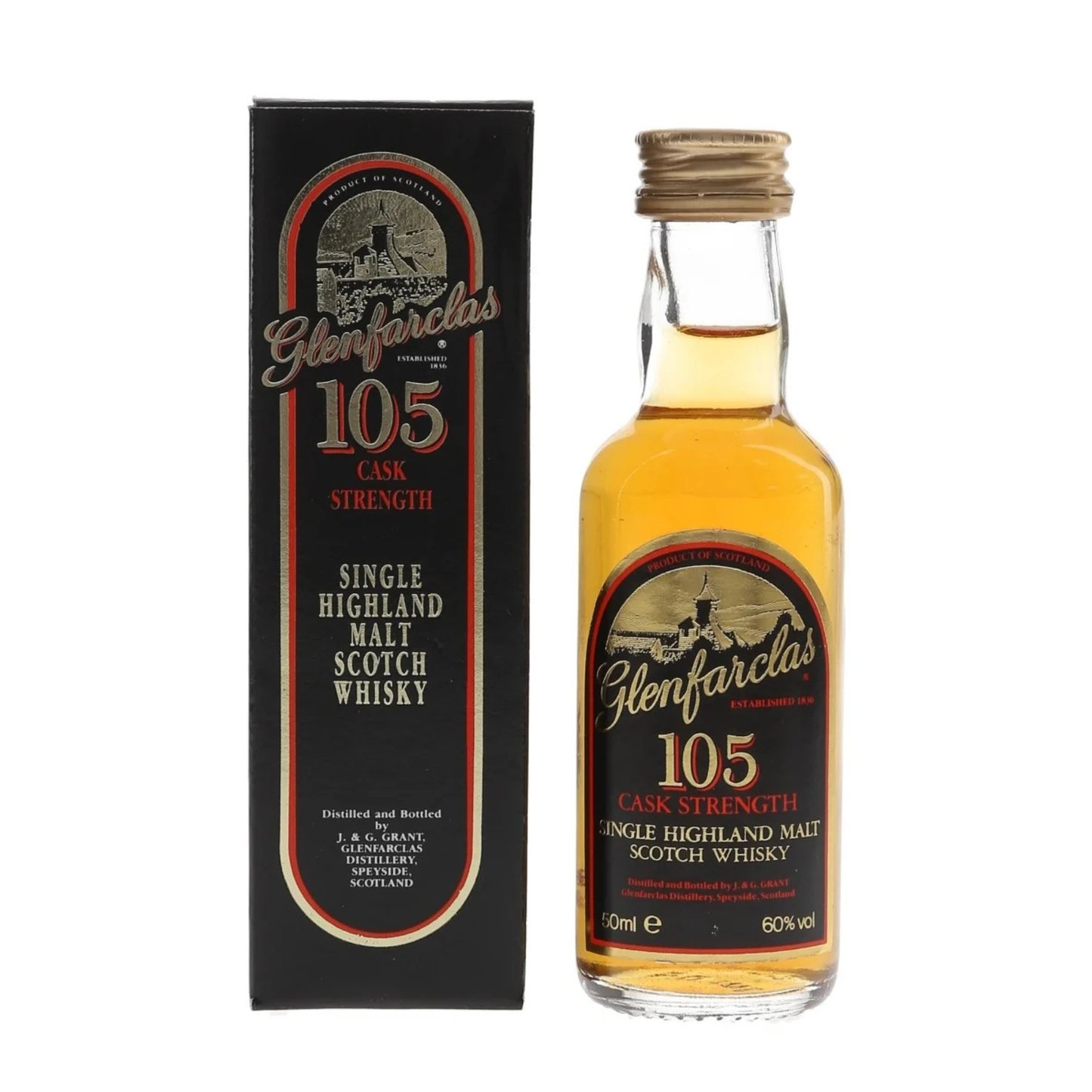 Glenfarclas 105 Cask Strength Whisky 5cl Miniature
