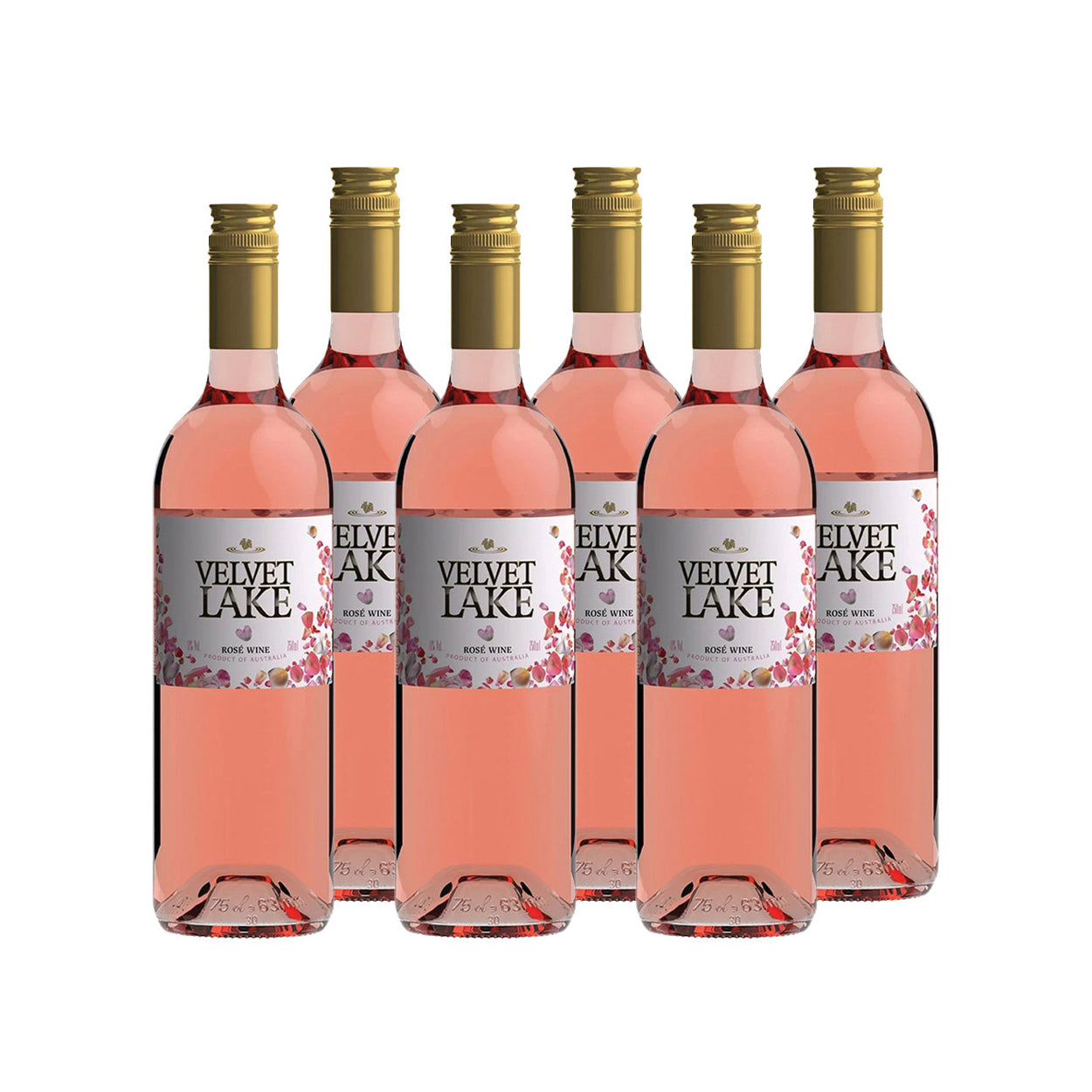 Velvet Lake Rose 6 x 75cl**