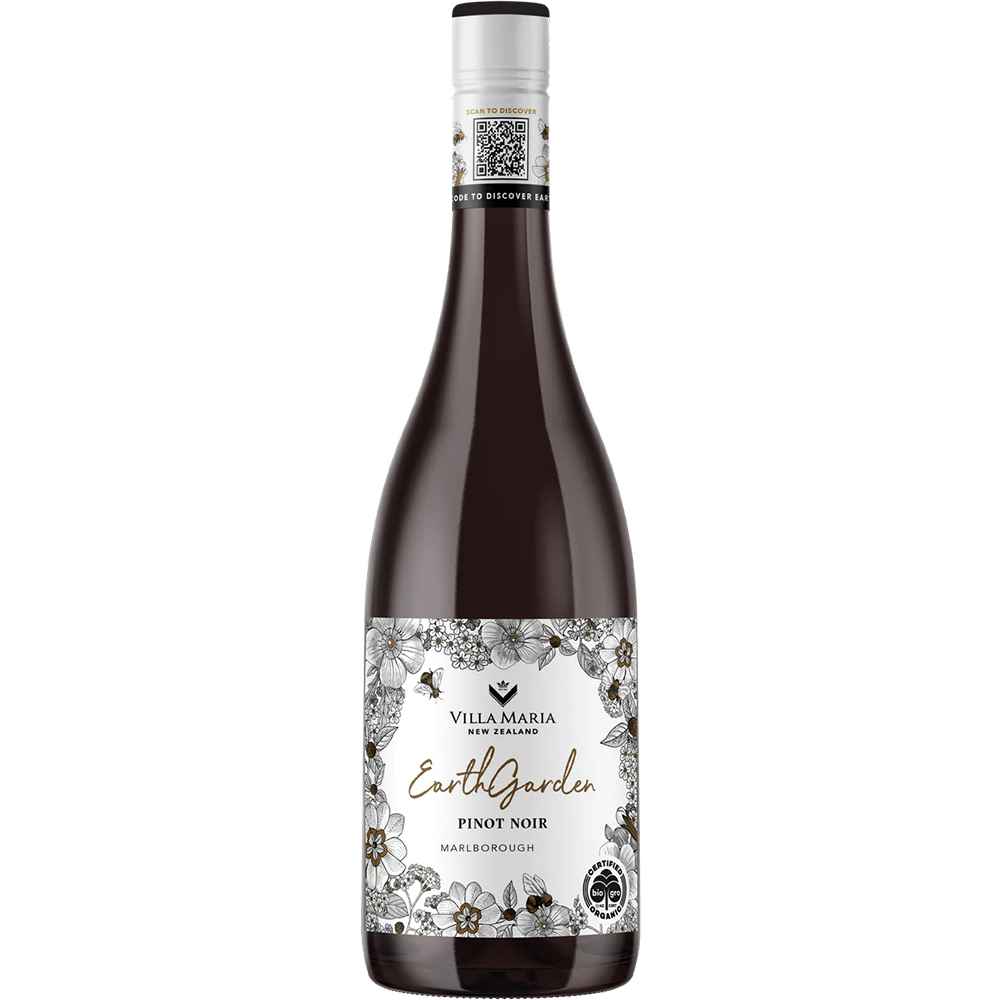 Villa Maria Earth Garden Organic Pinot Noir Red Wine 75cl