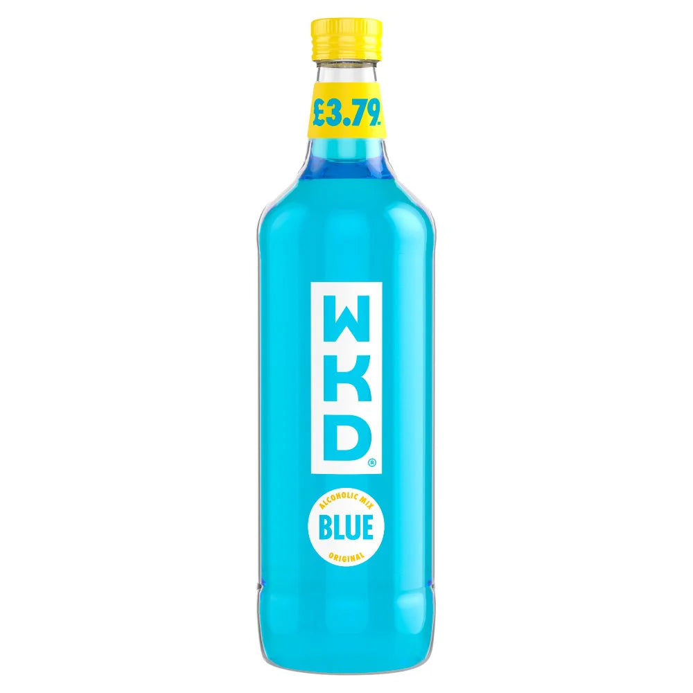WKD Blue Â£3.79 / 2 for 6.50 6 x 70cl nrb - 4.5%