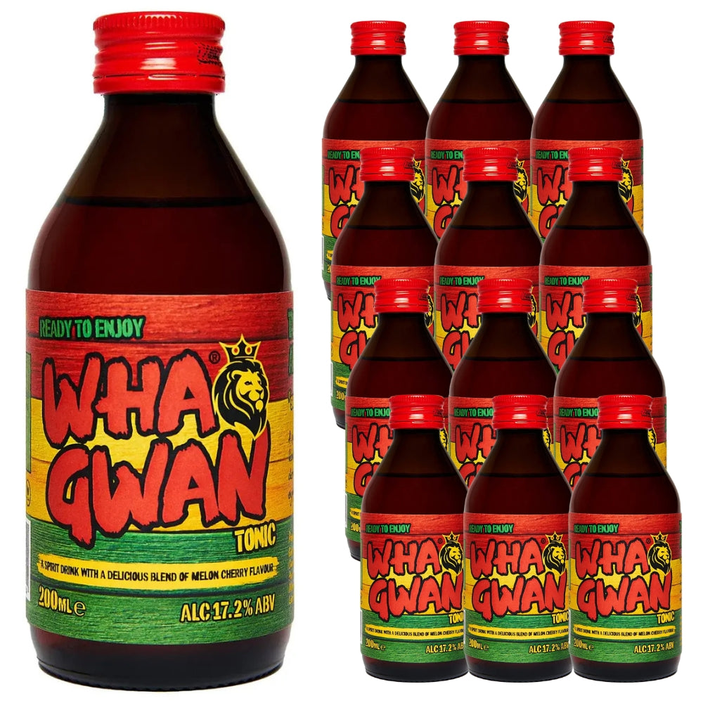 Whagwan Melon Cherry Tonic 12 x 200ml 16.7% abv