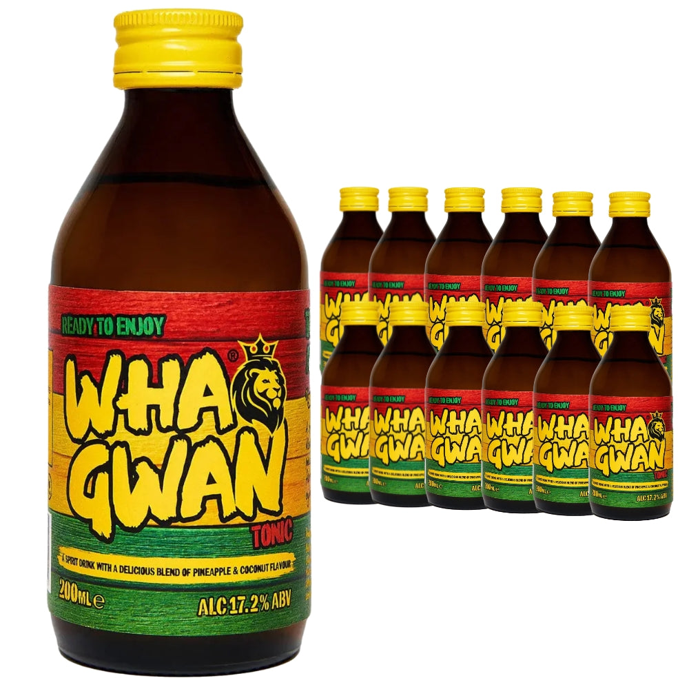 Whagwan Pineapple N Coconut Tonic 12 x 200ml 16.7% abv