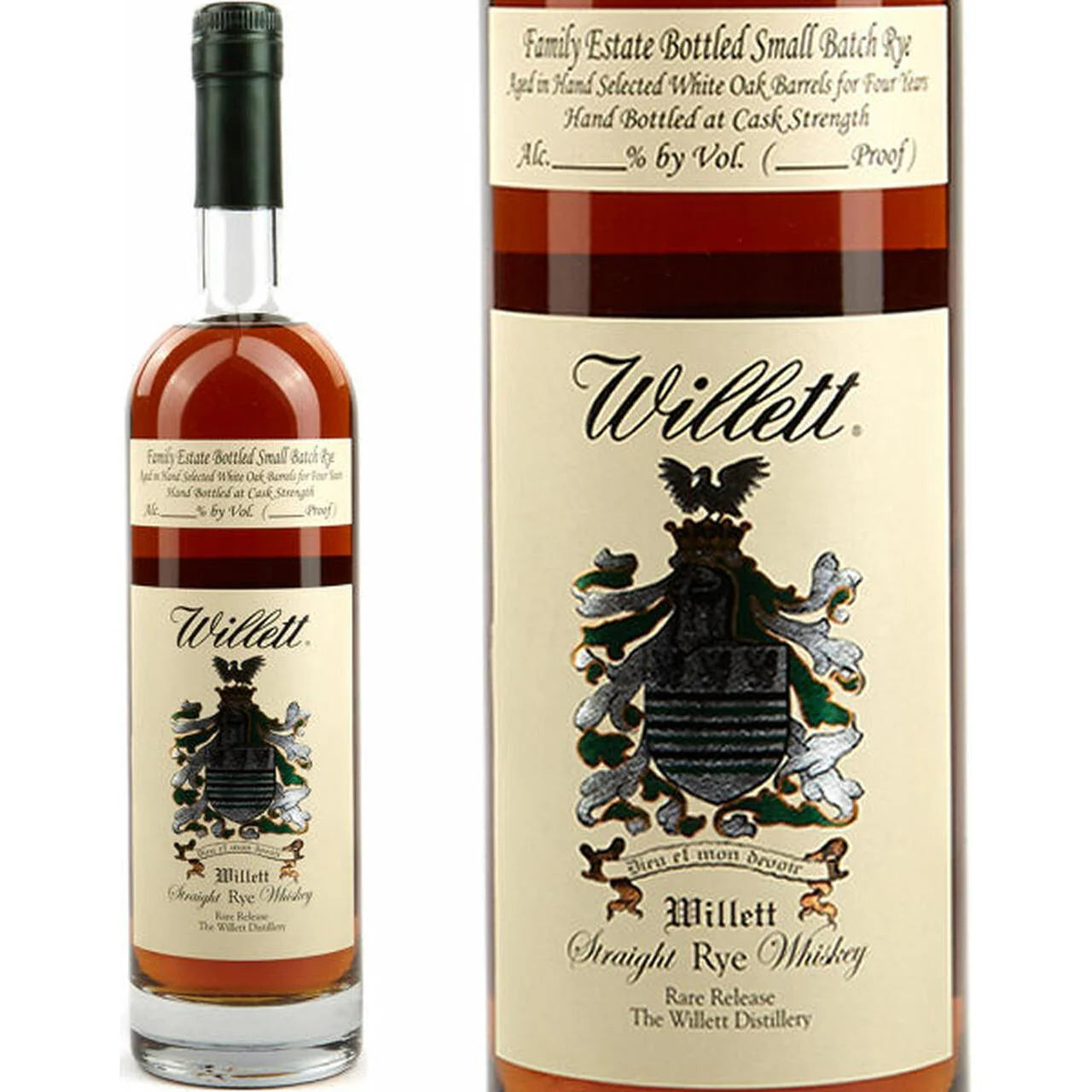 Willett 4 Year Old Family Estate Straight Rye Whiskey 70cl