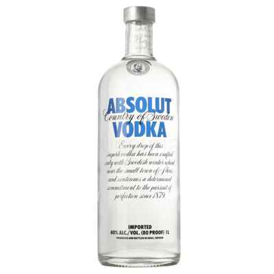 Absolut Blue Original Vodka 1Ltr