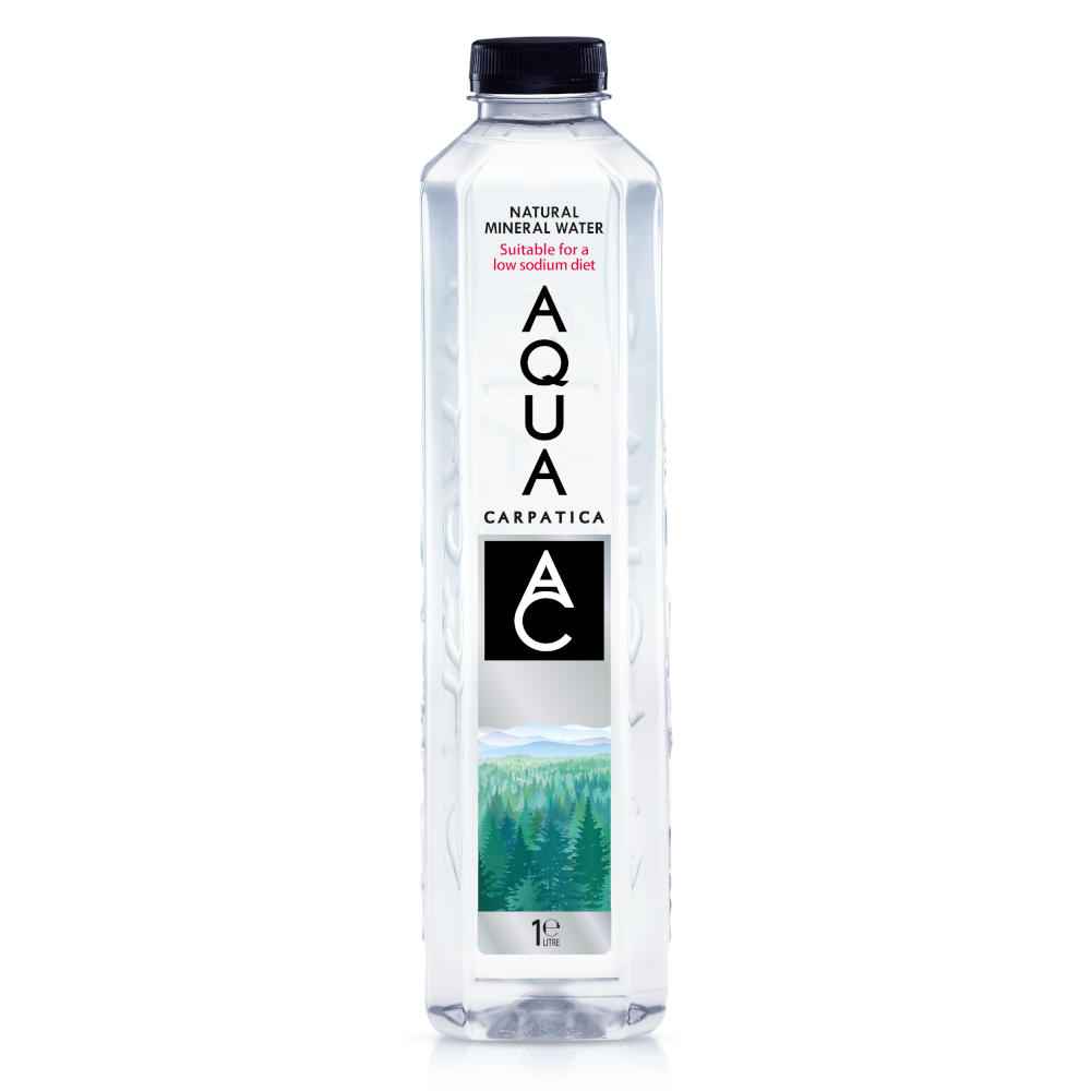 AQUA Carpatica Natural Still Mineral Water 6x 1Ltr