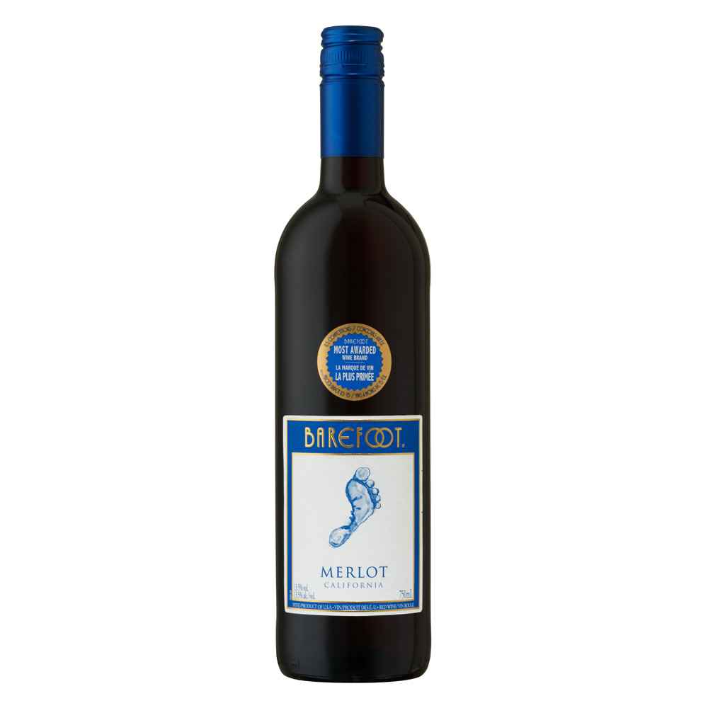 Barefoot Merlot Red Wine 75cl