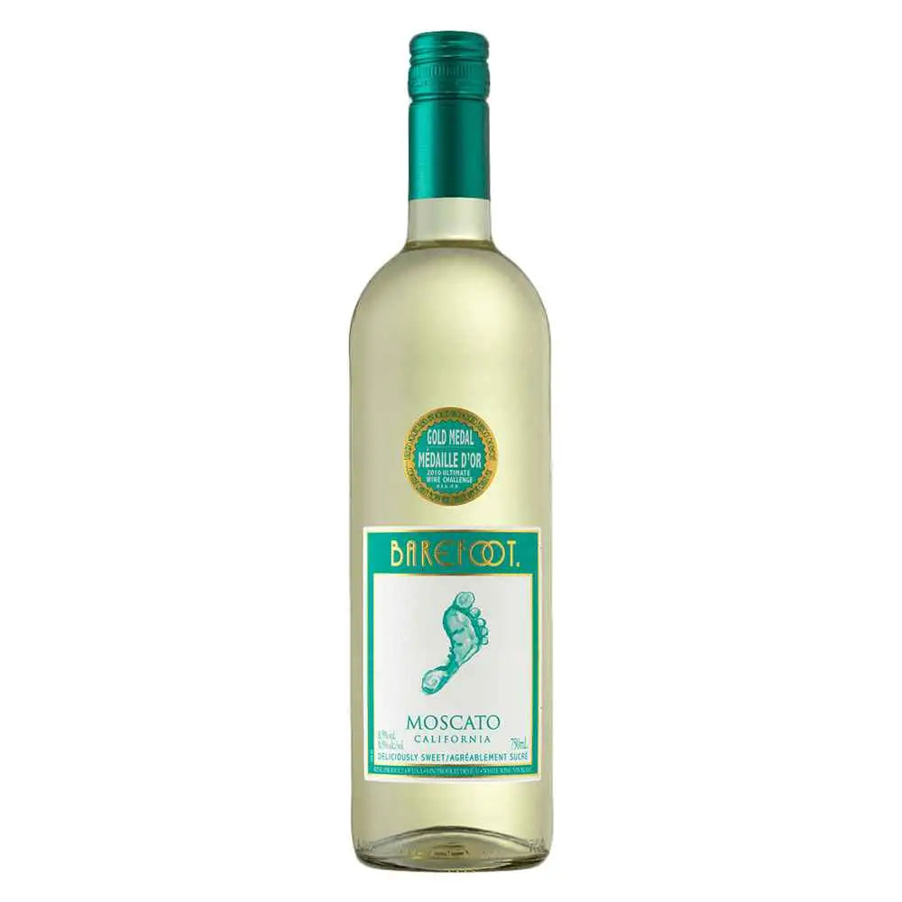 Barefoot Moscato Sweet White Wine 6 x 75cl