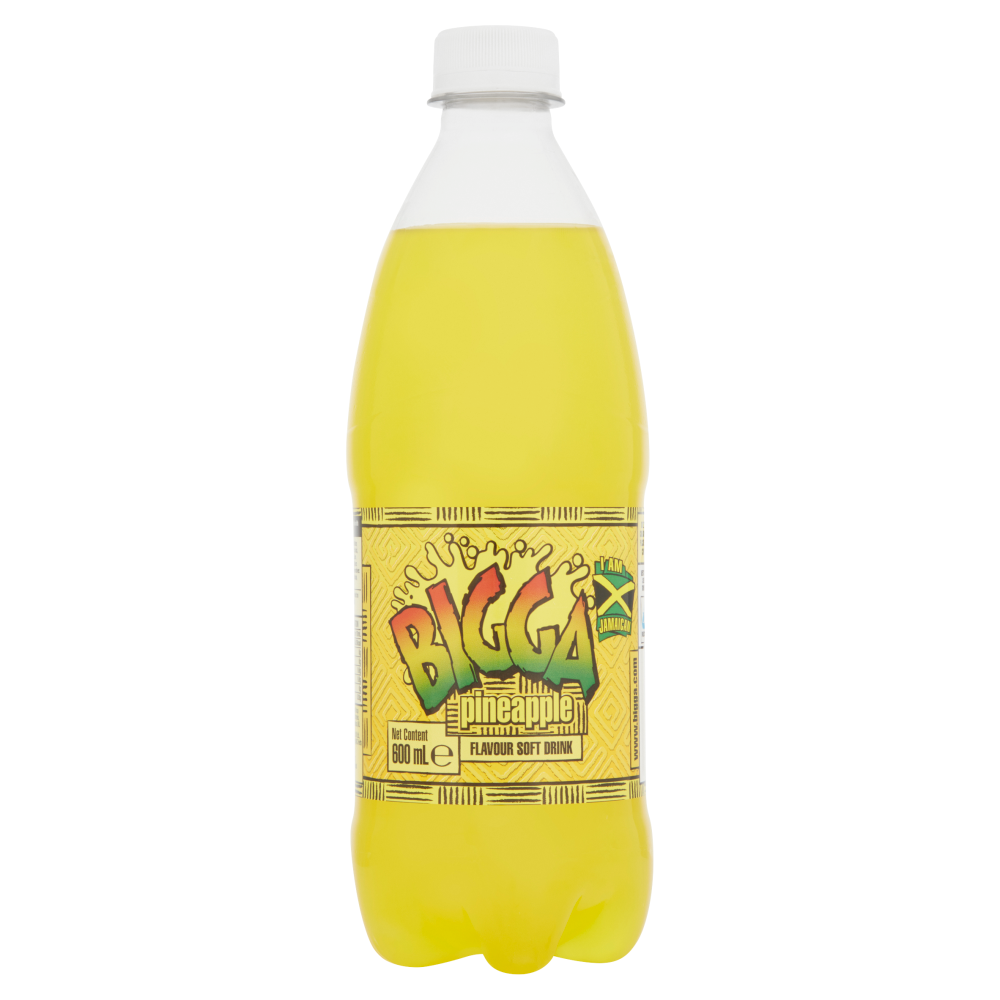 Bigga Pineapple Soft Drink 12x 600ml
