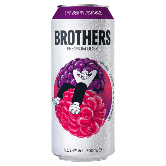 Brothers Un-Berrylievable Premium Cider 10x 500ml Cans