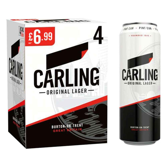 Carling Original Lager 24x 568ml Pint Cans