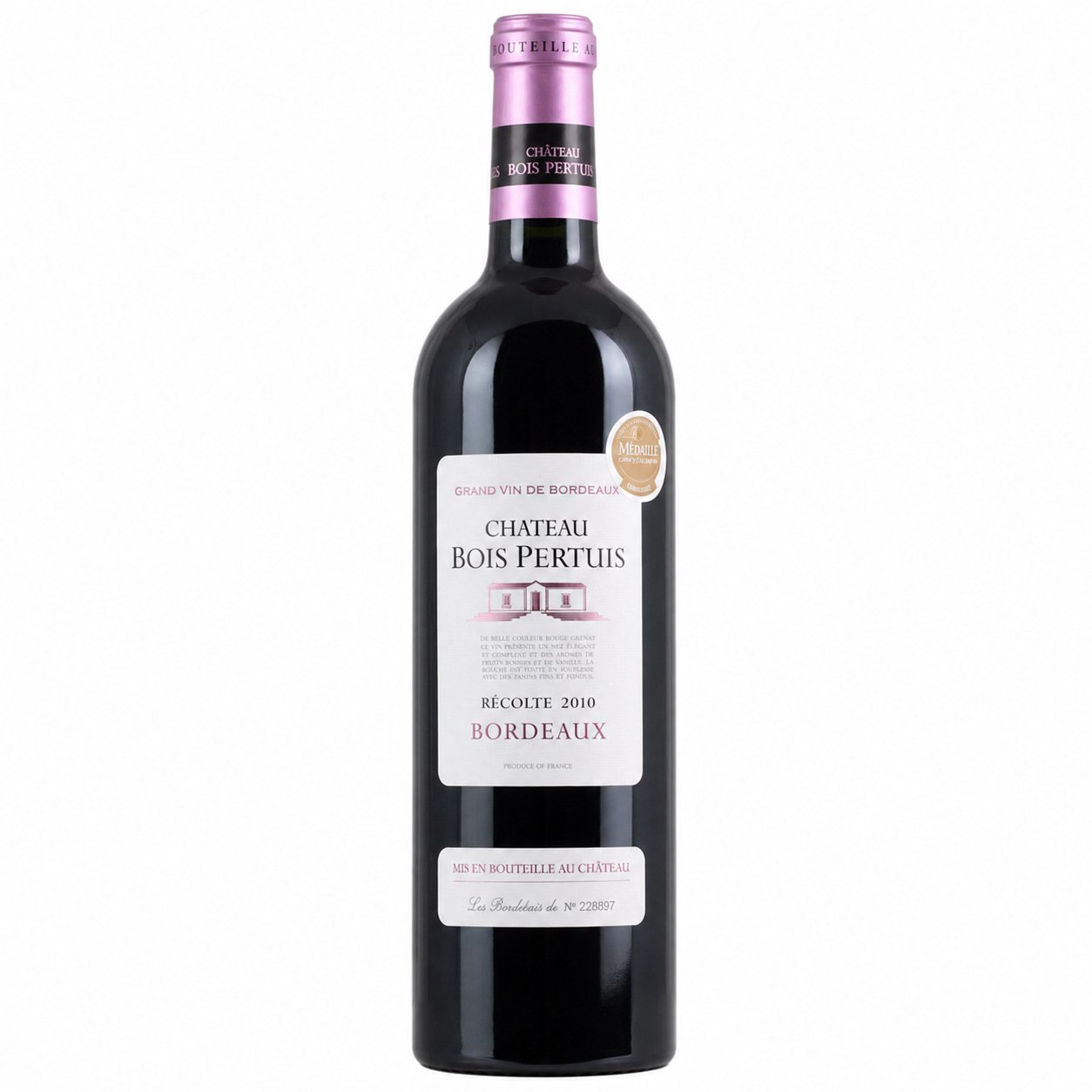 Chateau Bois Pertuis Bordeaux Red Wine 75cl