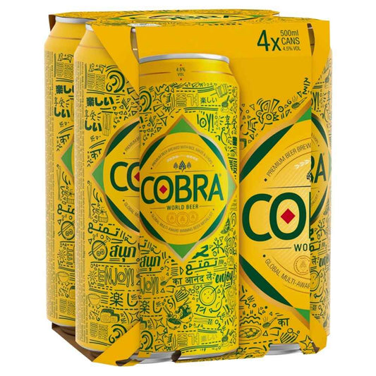 Cobra Premium Lager 24x 500ml Cans