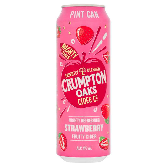Crumpton Oaks Strawberry Fruity Cider 12x 568ml