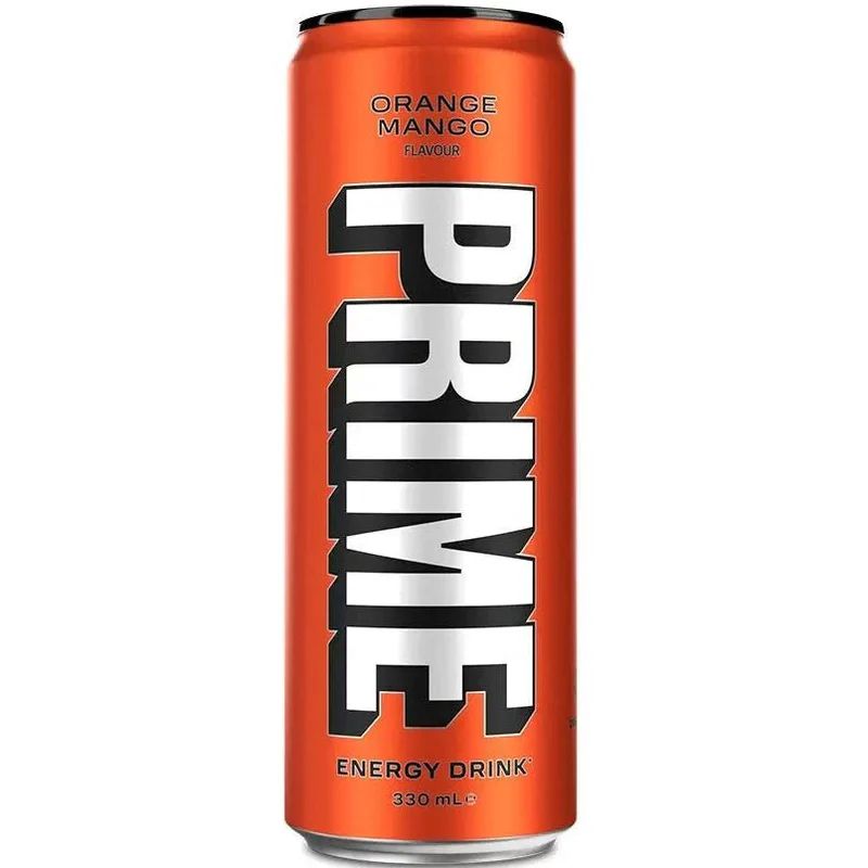 Prime Energy  Drink Orange Mango 12 x 330ml