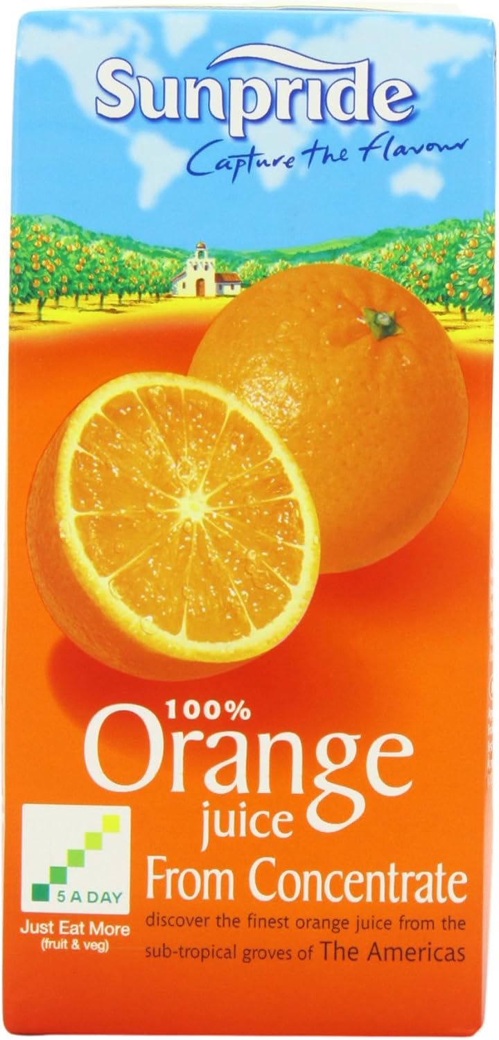Sunpride Orange 12 x 1lt Cartons
