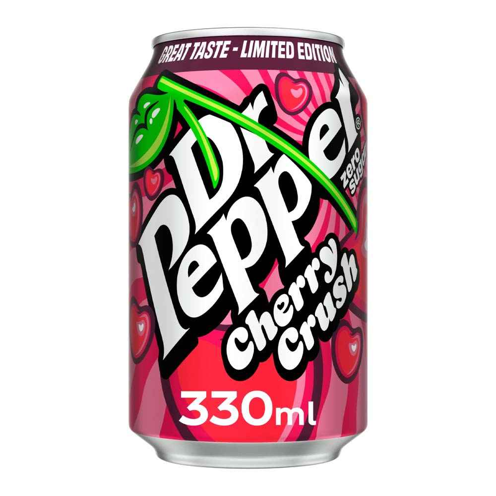 Dr Pepper Zero Cherry Crush 24x 330ml Cans
