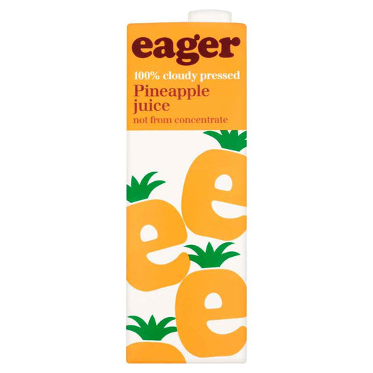 Eager Pineapple Juice 8x 1Ltr