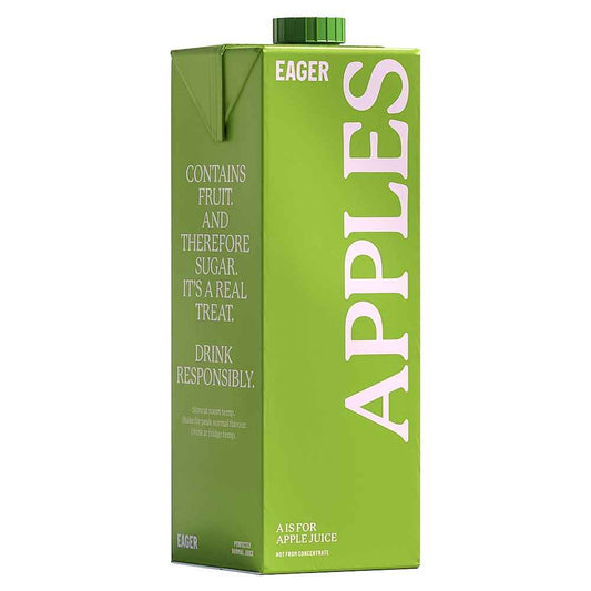 Eager Pressed Cloudy Apple Juice 8x 1.5Ltr