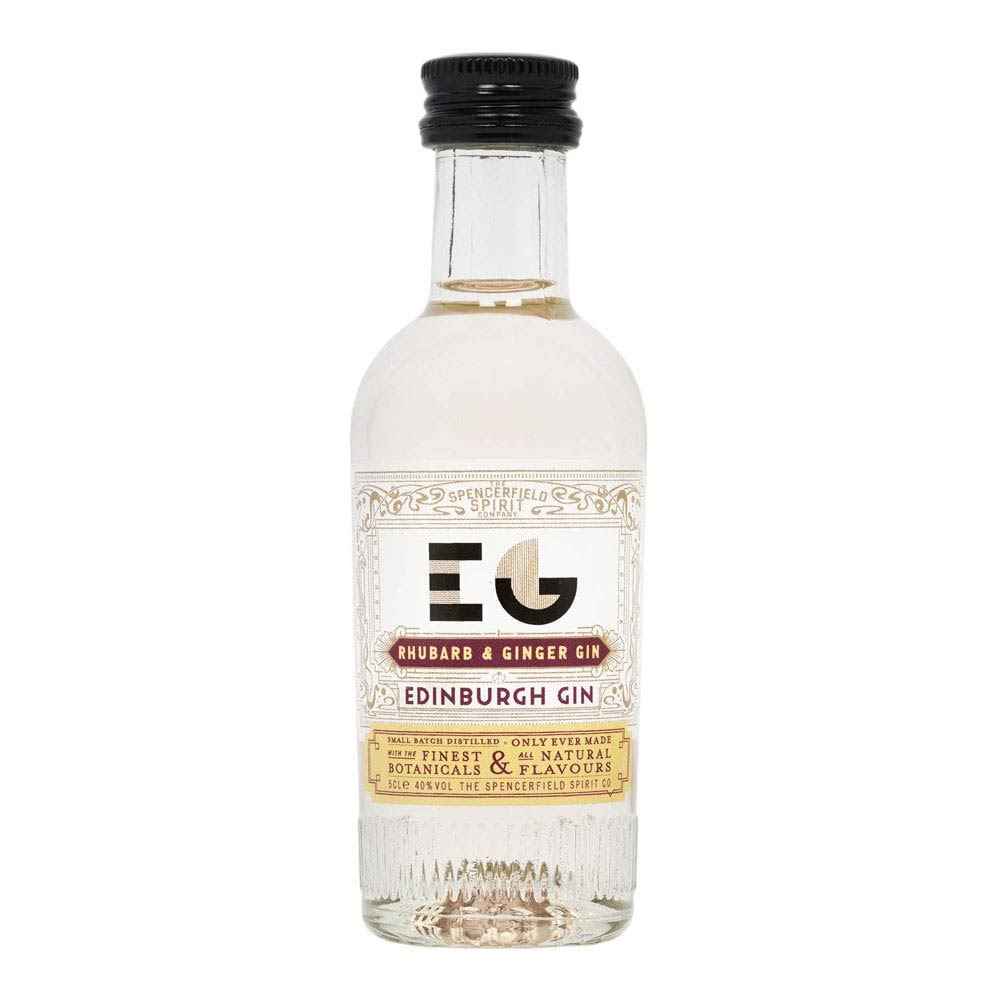Edinburgh Gin Rhubarb & Ginger Gin 5cl Miniature
