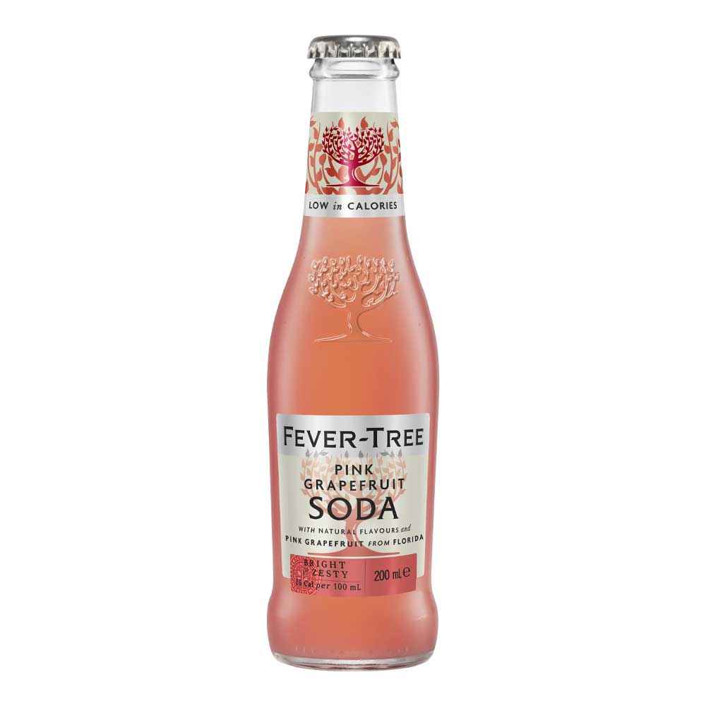 Fever Tree Pink Grapefruit Soda Water 24x 200ml