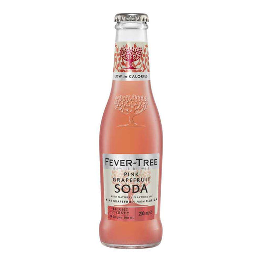Fever Tree Pink Grapefruit Soda Water 24x 200ml
