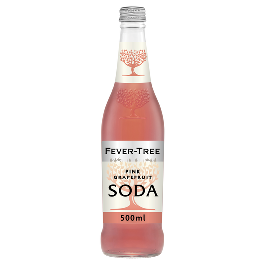 Fever Tree Pink Grapefruit Soda Water 8x 500ml