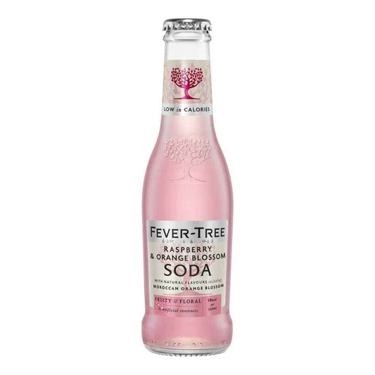 Fever Tree Raspberry & Orange Blossom Soda Water 24x 200ml