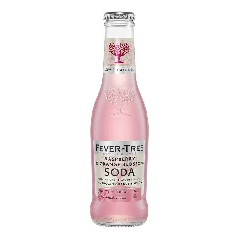 Fever Tree Raspberry & Orange Blossom Soda Water 24x 200ml