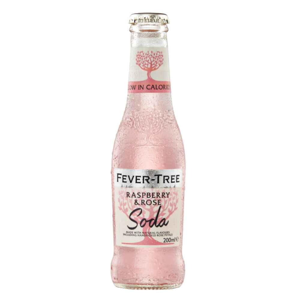 Fever Tree Raspberry & Rose Soda Water 24x 200ml
