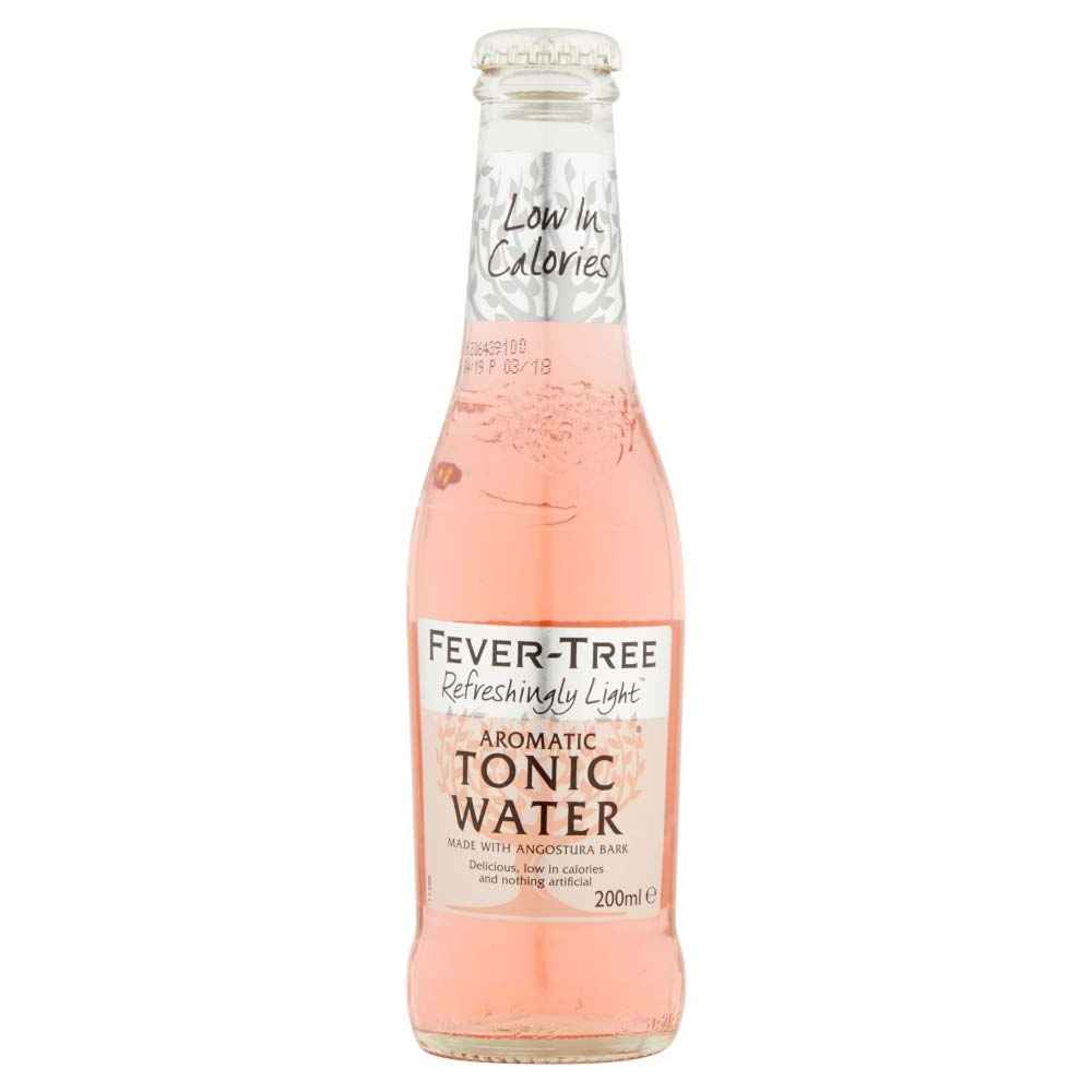 Fever Tree Refreshingly Light Aromatic Tonic Water 24x 200ml