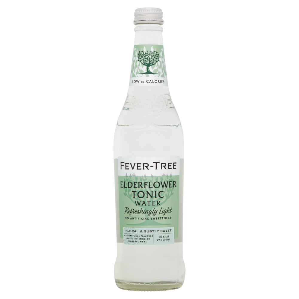 Fever Tree Light - Elderflower Tonic Water 8 x 500ml nrb