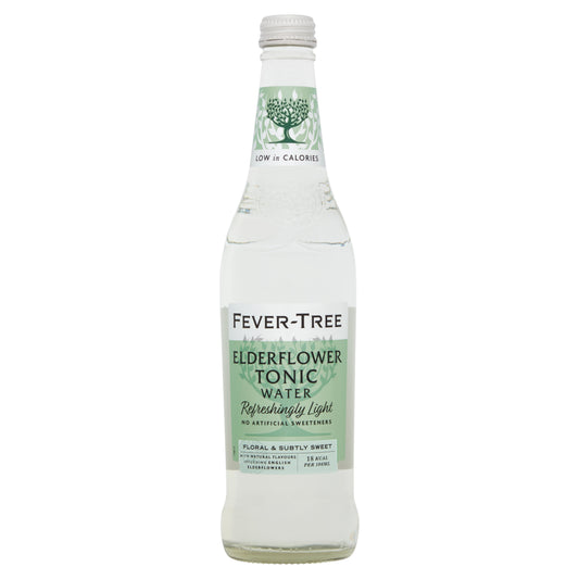 Fever Tree Light - Elderflower Tonic Water 8 x 500ml nrb