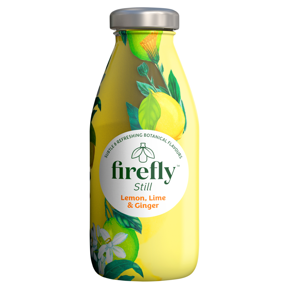Firefly Lemon, Lime & Ginger Botanical Drink 12x 330ml