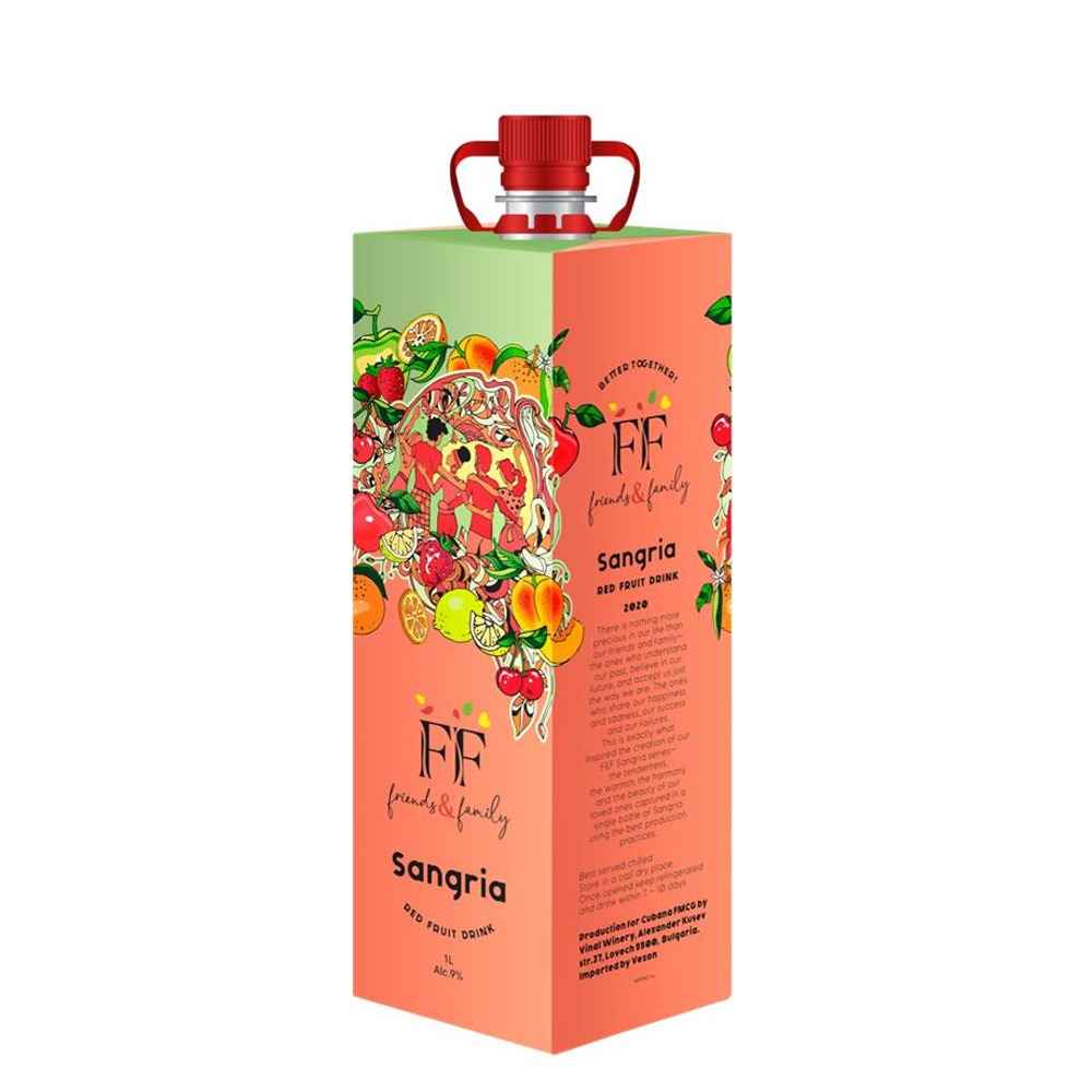 Friends & Family Red Sangria 1Ltr